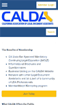 Mobile Screenshot of calda.org