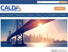 Tablet Screenshot of calda.org